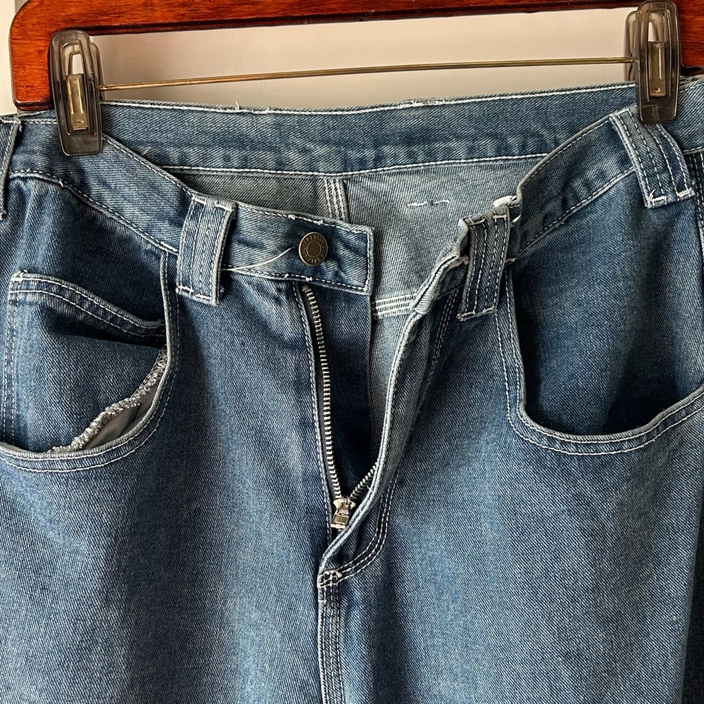 John Galt by Brandy Melville Wide Leg Denim Jeans - Picture 5 of 8